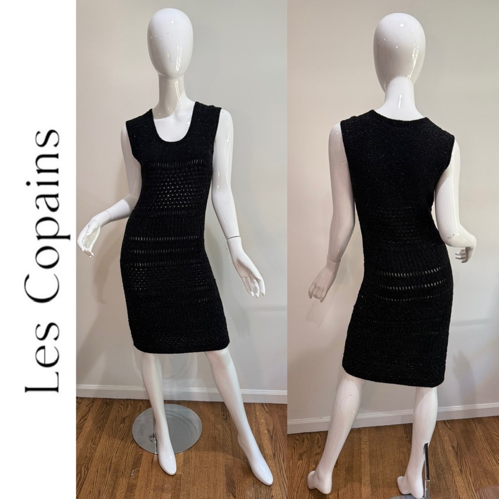 Les Compains Italy Knit Sparkly Witchy Whimsical Dress